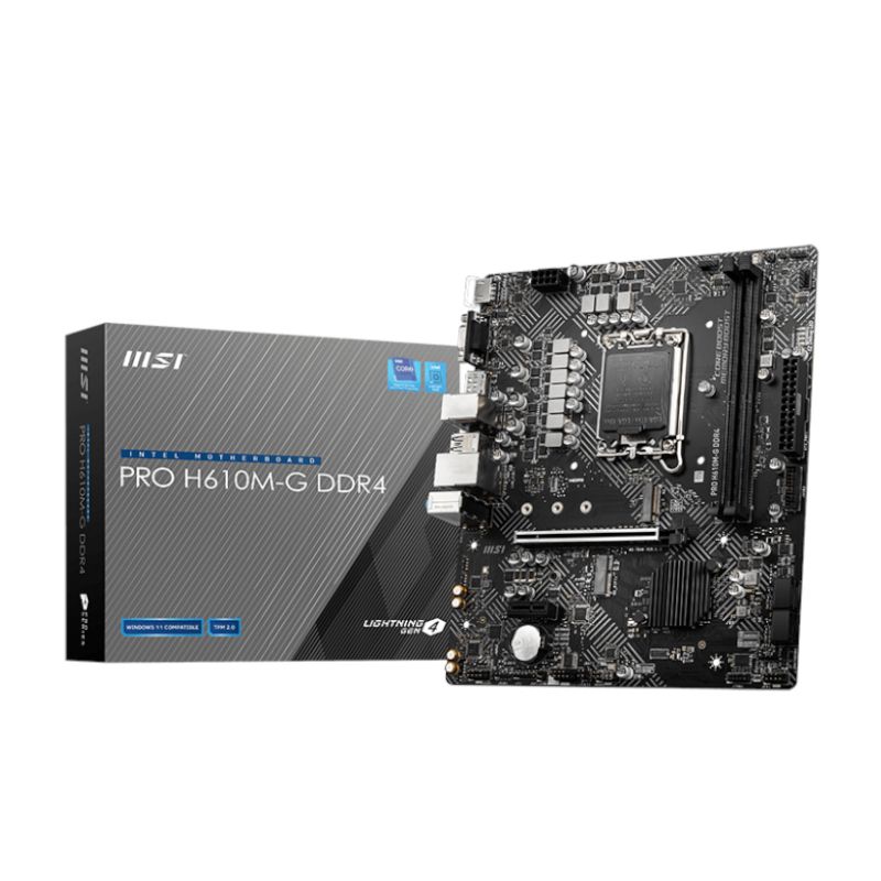 Picture of MSI H610M-G PRO Intel LGA1700 M-ATX Motherboard