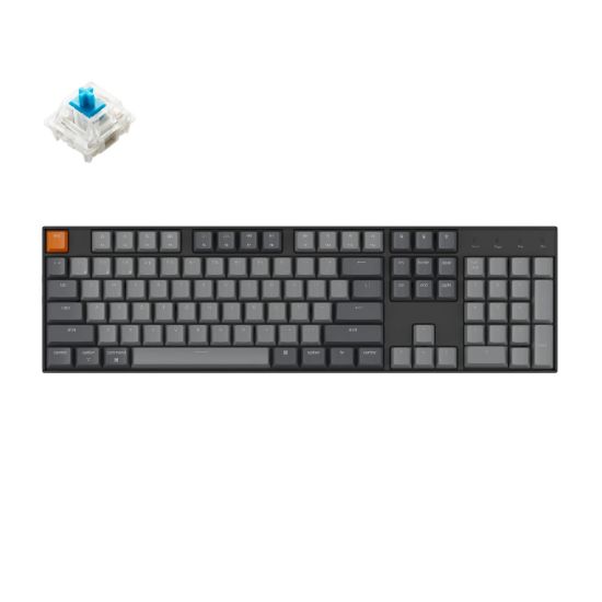 Picture of KeyChron K10 104 Key Gateron Aluminium Frame Mechanical Keyboard RGB Blue Switches