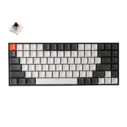 Picture of KeyChron K2 84 Key Hot-Swappable Gateron Mechanical Keyboard Plastic Frame RGB LED Brown Switches