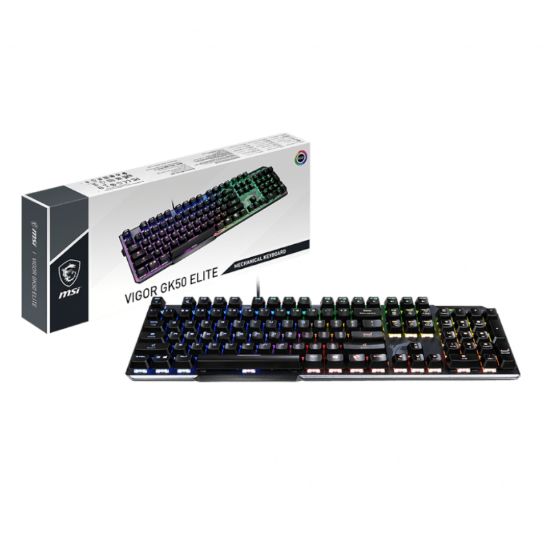 Picture of MSI Vigor GK50 Elite RGB Mechanical Gaming Keyboard - Black