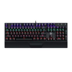 Picture of T-Dagger Destroyer 104 Key|Wrist Guard|Rainbow Backlit Gaming Mechanical Keyboard - Black