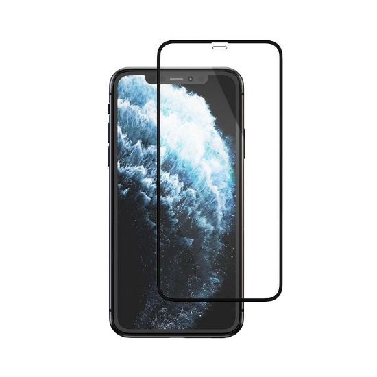 Picture of Mocoll 2.5D Tempered Glass Full Cover Screen Protector for iPhone XS MAX/11Pro - Black