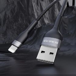 Picture of Romoss USB to Lightning 1m Cable - Black