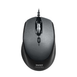 Picture of Port Connect Wired USB|Type-C 3600DPI Mouse - Black