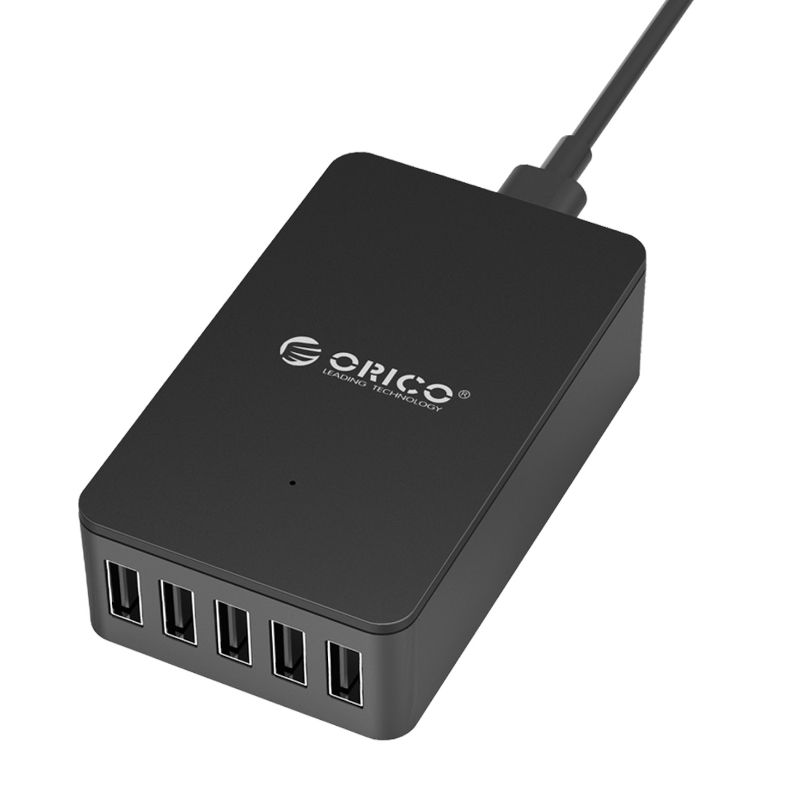 Picture of ORICO 5 Port 40W Charge Desktop Charger - Black