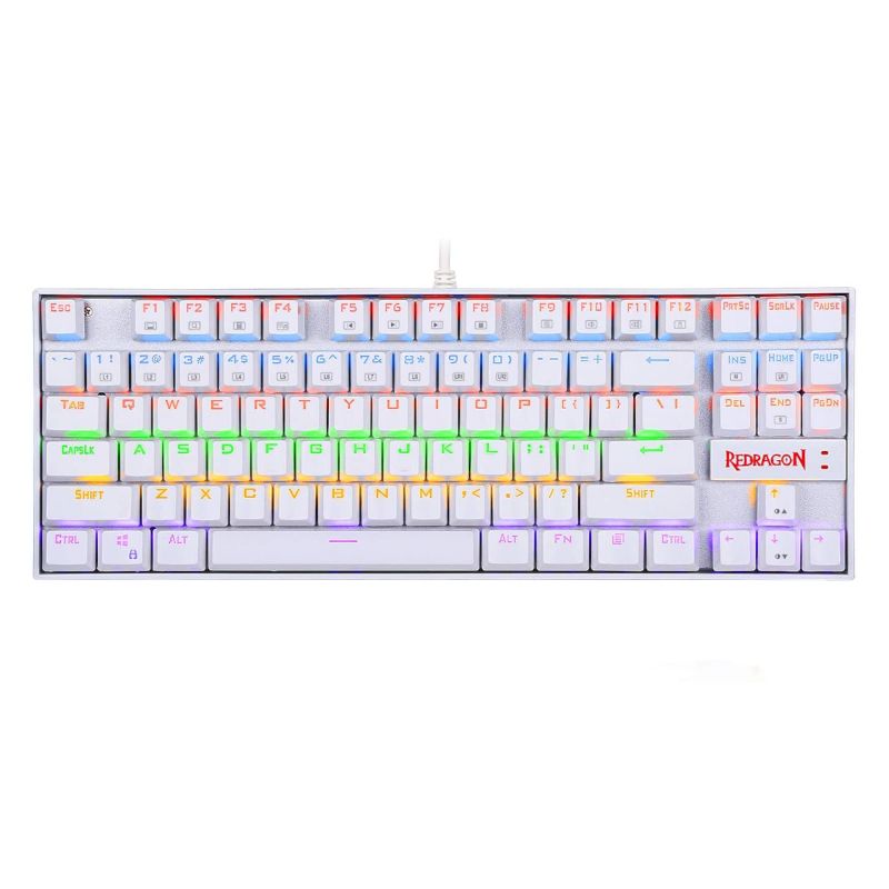 Picture of REDRAGON KUMARA Mechanical 87 Key|RGB Backlit Gaming Keyboard - White