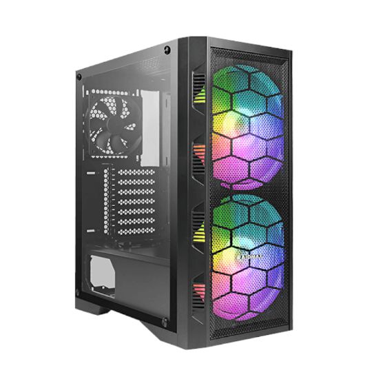 Picture of Raidmax X616TBF ATX|Micro-ATX|ITX ARGB Mid-Tower Gaming Chassis - Black