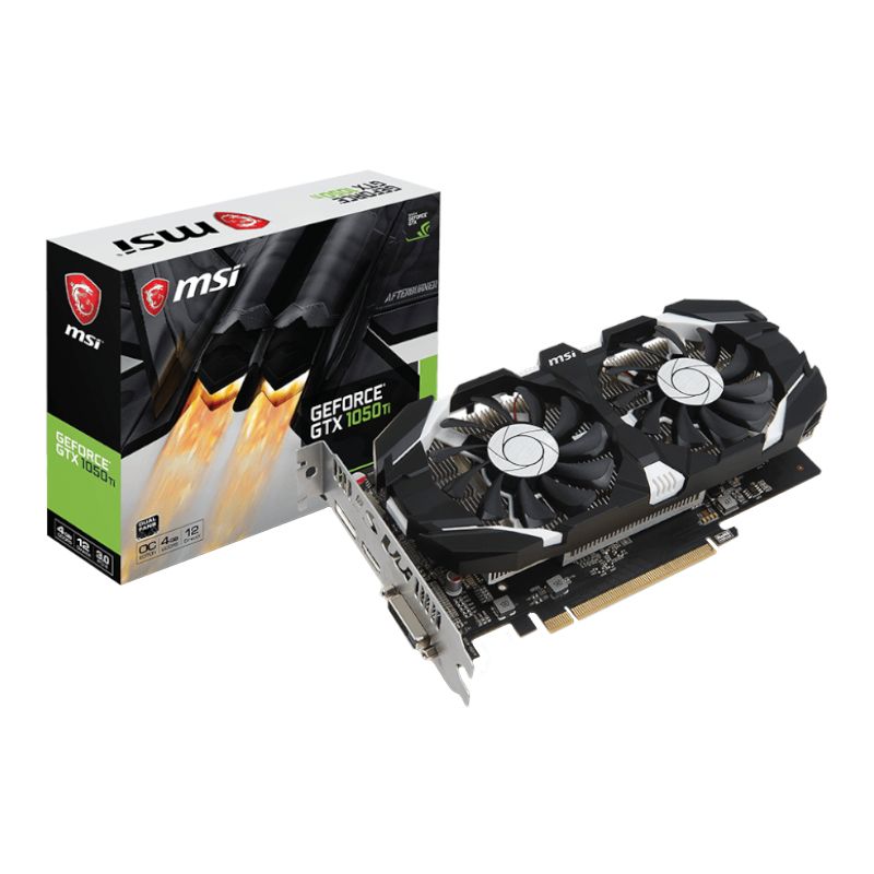 Picture of MSI Nvidia Geforce GTX 1050 TI 4G GDDR5 192-Bit Graphics Card