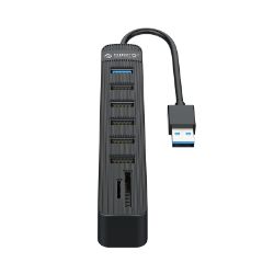 Picture of ORICO USB3.0 to 1x USB 3.0 | 5x USB2.0 + SD|TF HUB BK