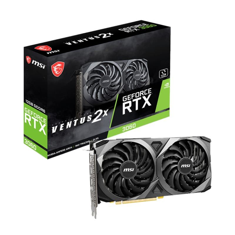 Picture of MSI Nvidia GeForce RTX 3060 VENTUS 2X 12G OC 192-Bit Graphics Card