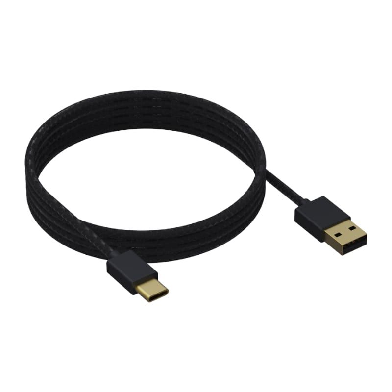 Picture of Sparkfox Xbox Series X Braided USB-A to Type-C Charge and Play Cable - Black