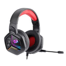 Picture of REDRAGON Over-Ear AJAX Aux (Mic and headset)|USB (Power Only) Gaming Headset - Black