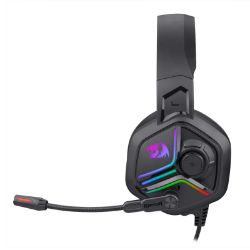 Picture of REDRAGON Over-Ear AJAX Aux (Mic and headset)|USB (Power Only) Gaming Headset - Black