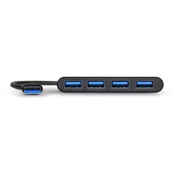 Picture of Port USB3.0 to 4 x USB3.0 5Gbps 4 Port Hub - Black