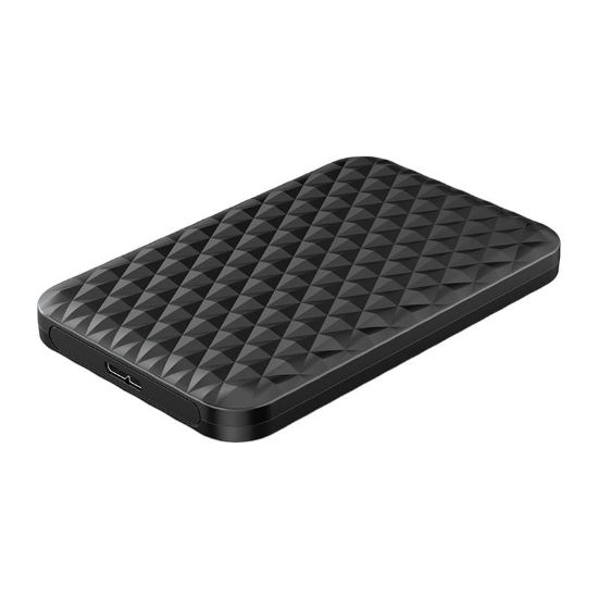 Picture of ORICO 2.5" 5Gbps|USB3.0|Diamond Pattern Design|Supports up to 4TB - Hard Drive Enclosure - Black