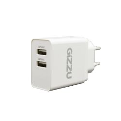 Picture of GIZZU Wall Charger Dual USB Port 3.4A - White