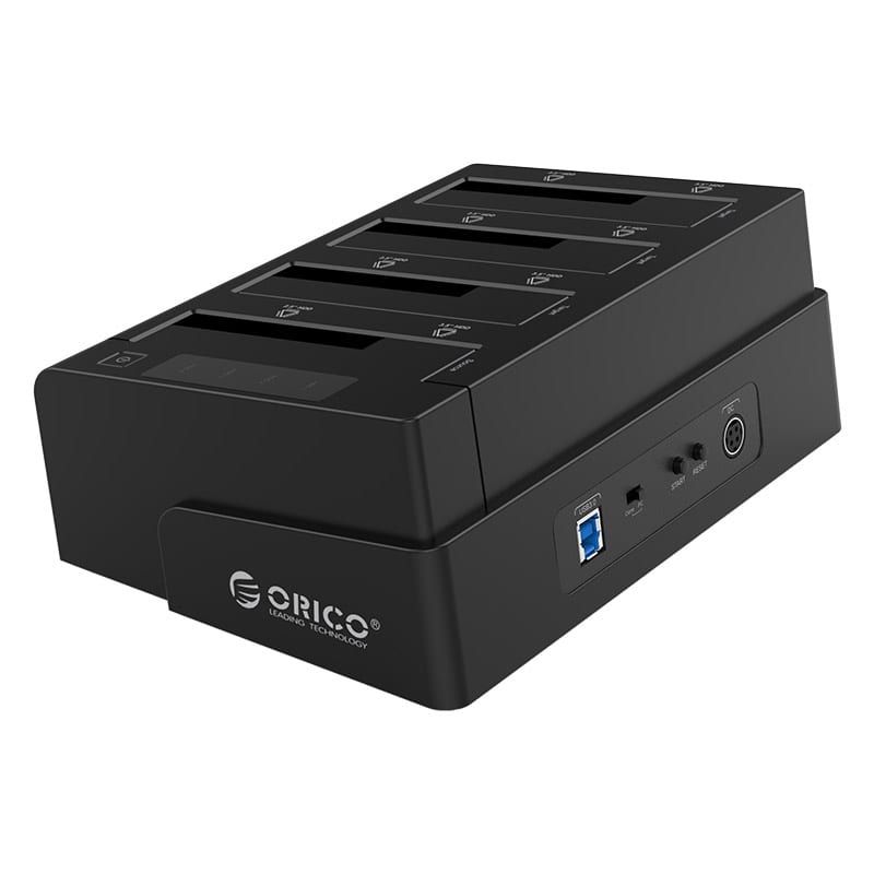Picture of ORICO 4 Bay 2.5" / 3.5" USB3.0 HDD|SSD Clone Dock - Black