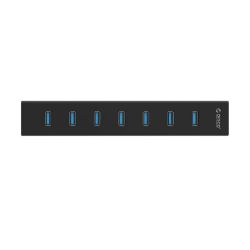 Picture of ORICO 7 Port USB3.0 Aluminium Hub - Black