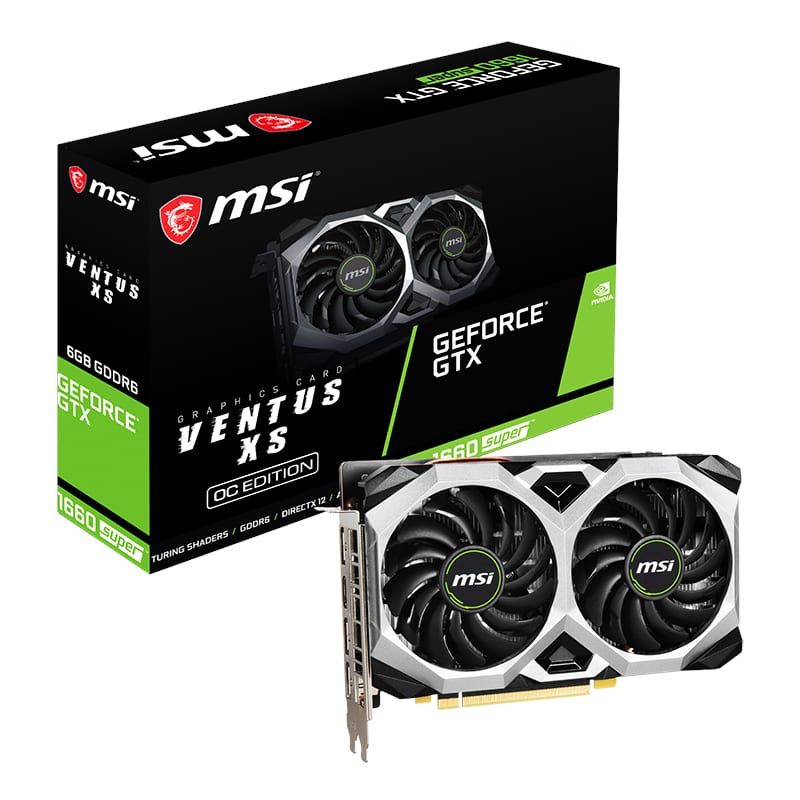 Picture of MSI Nvidia GeForce GTX 1660 SUPER VENTUS XS OC 6GB GDDR6 192-BIT Graphics Card