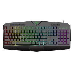 Picture of T-Dagger Submarine RGB Colour Lighting|104-107 Key|150cm Cable|19 Non-Conflict Keys Gaming Keyboard - Black