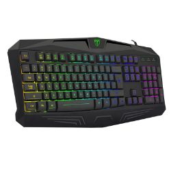 Picture of T-Dagger TANKER RGB|104Key|25 Non-Conflict|Membrane Gaming Keyboard - Black