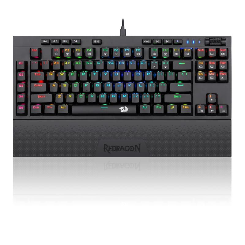 Picture of REDRAGON VISHNU MECHANICAL Wireless Gaming Keyboard - Black