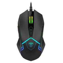 Picture of T-Dagger Senior 4800DPI 7 Button|180cm Cable|Ambi-Design|RGB Backlit Gaming Mouse - Black