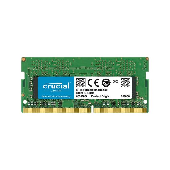 Picture of Crucial 4GB 2666MHz DDR4 Single Rank SODIMM Notebook Memory