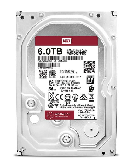 Picture of WD Red Pro 6TB 256MB 3.5" SATA HDD