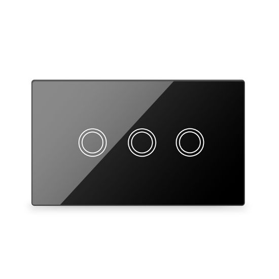 Picture of LifeSmart Smart Light Switch 3 lines - Socket 118/120 - Black