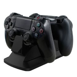 Picture of Sparkfox Dual Controller Charging Station Black - PS4