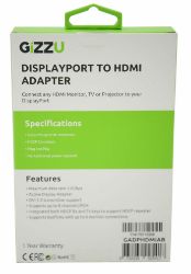 Picture of GIZZU Active DisplayPort to HDMI Adapter