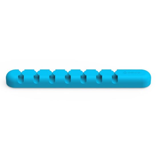 Picture of ORICO 7 Slot Desktop Cable Clip - Blue